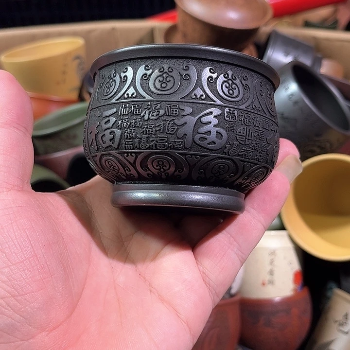 茶杯紫砂全手工紫砂主人杯