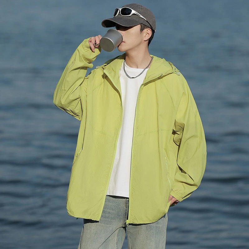 夏新款防晒衣服高品质透气防紫外线外套薄款男士钓鱼运动户外休闲
