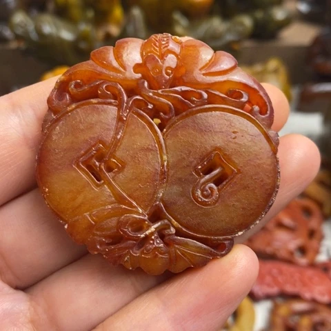 未镶嵌蛇纹石玉颈饰61