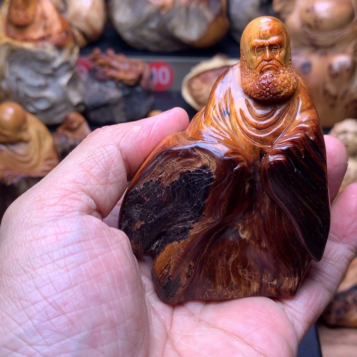 柏木（崖柏）崖柏陈化料手把件