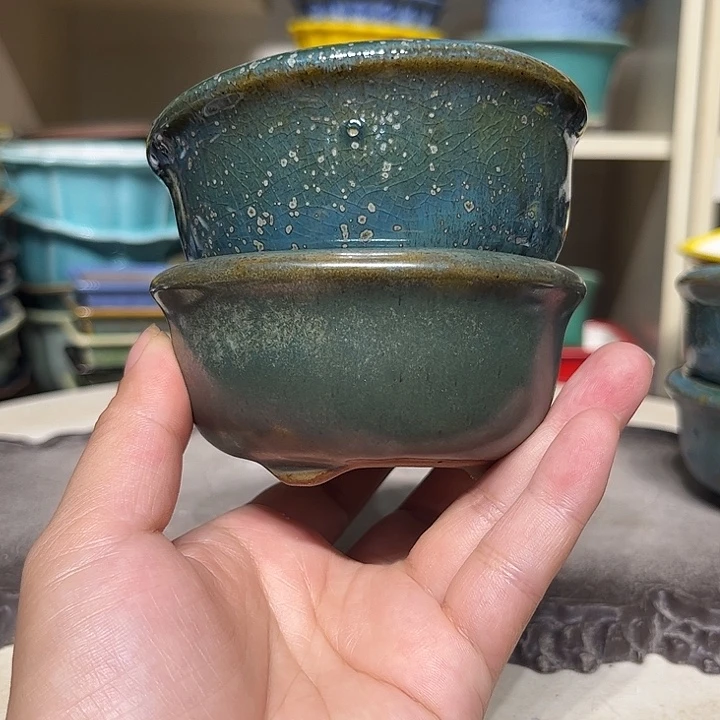 紫砂花盆瑕疵走形4.5-9-2