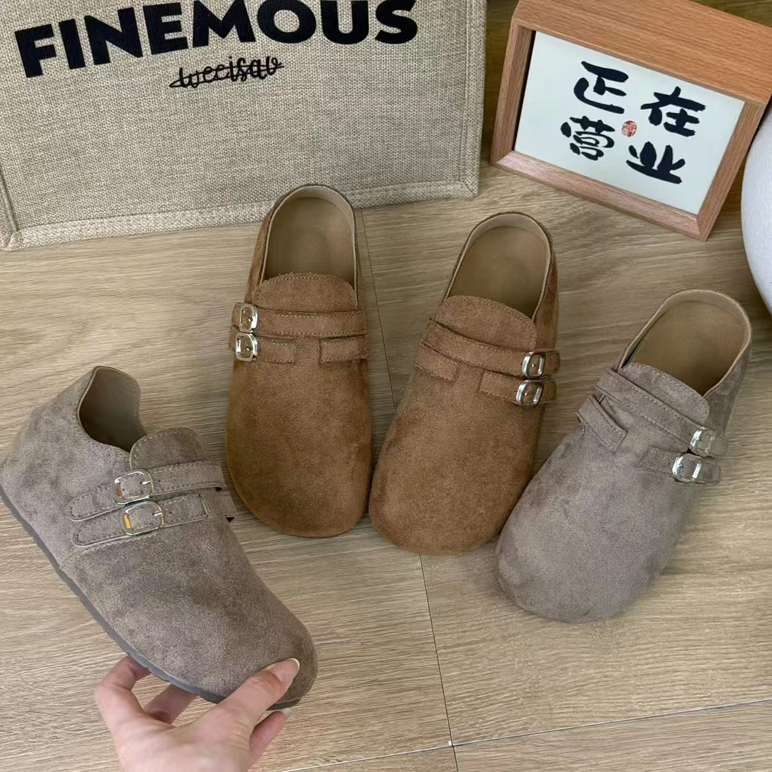 勃肯鞋女小个子5cm增高厚底2025秋冬季百搭加棉韩版休闲时尚