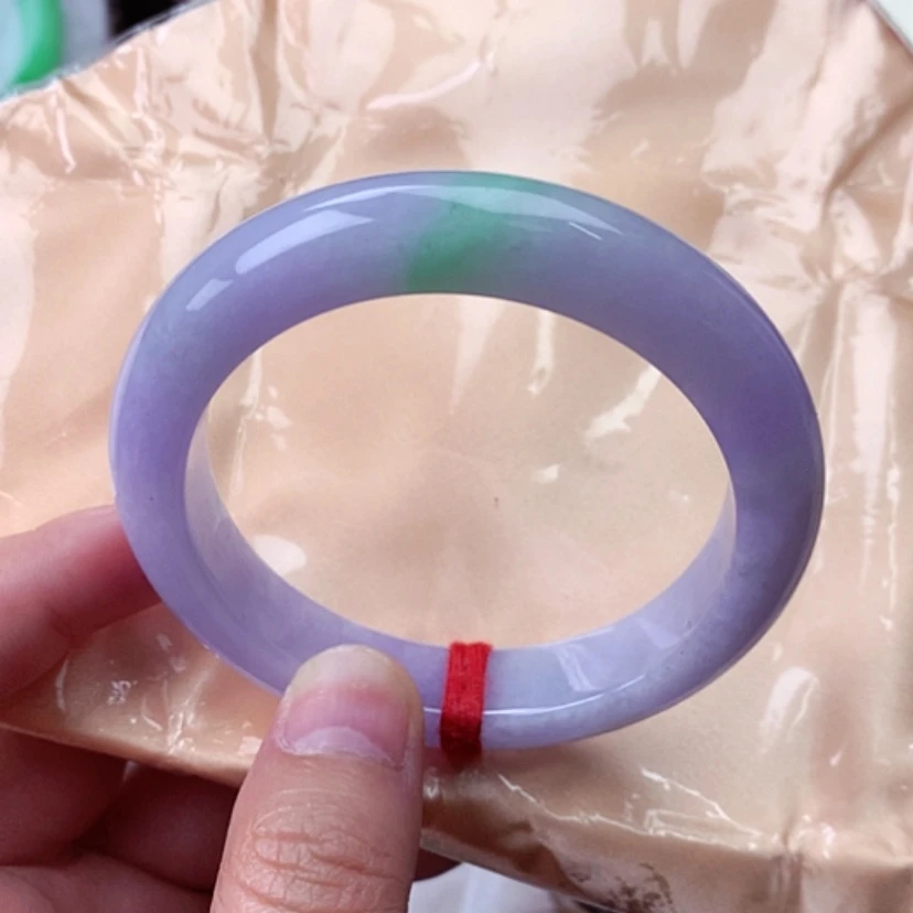 【闪购商品】翡翠手镯未镶嵌57.5春彩