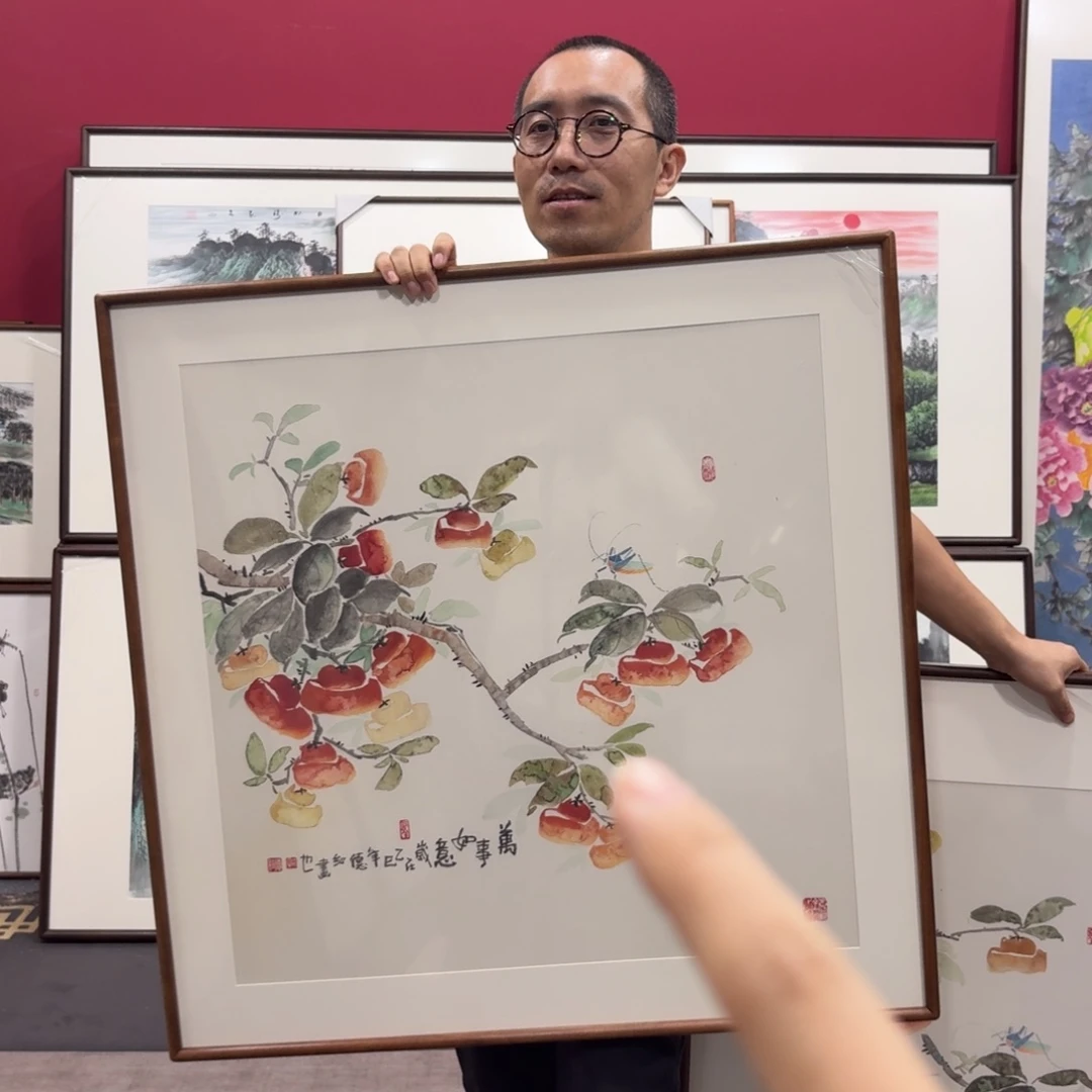 国画带框80/80尺寸