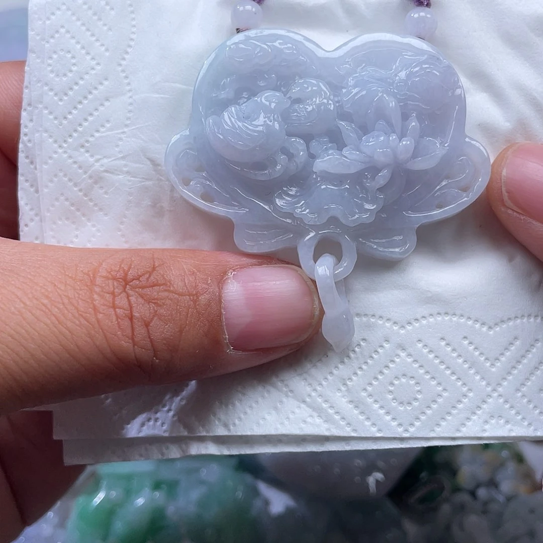 颈饰未镶嵌翡翠翡玉缘翡翠