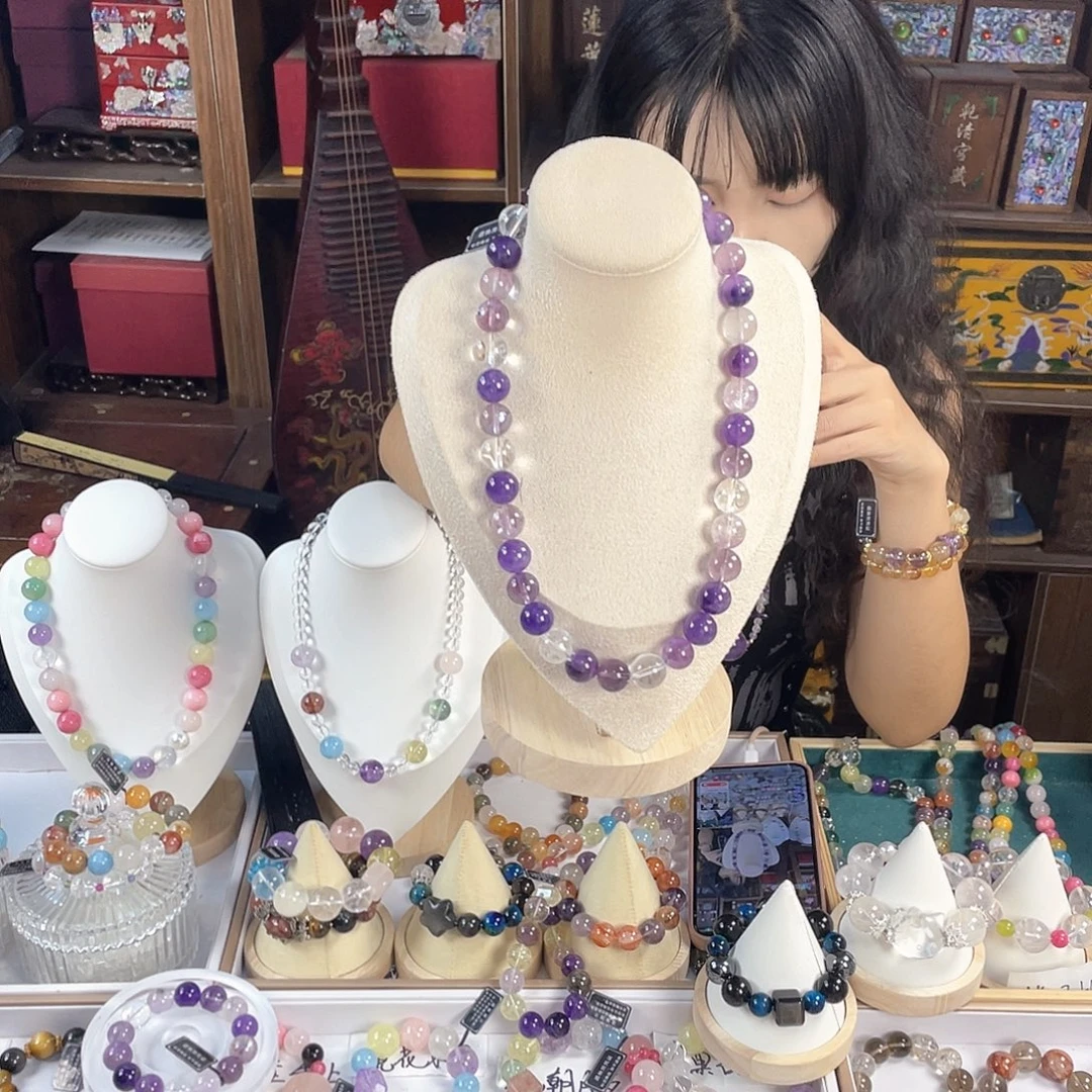 银S925镀金镶嵌手链水晶