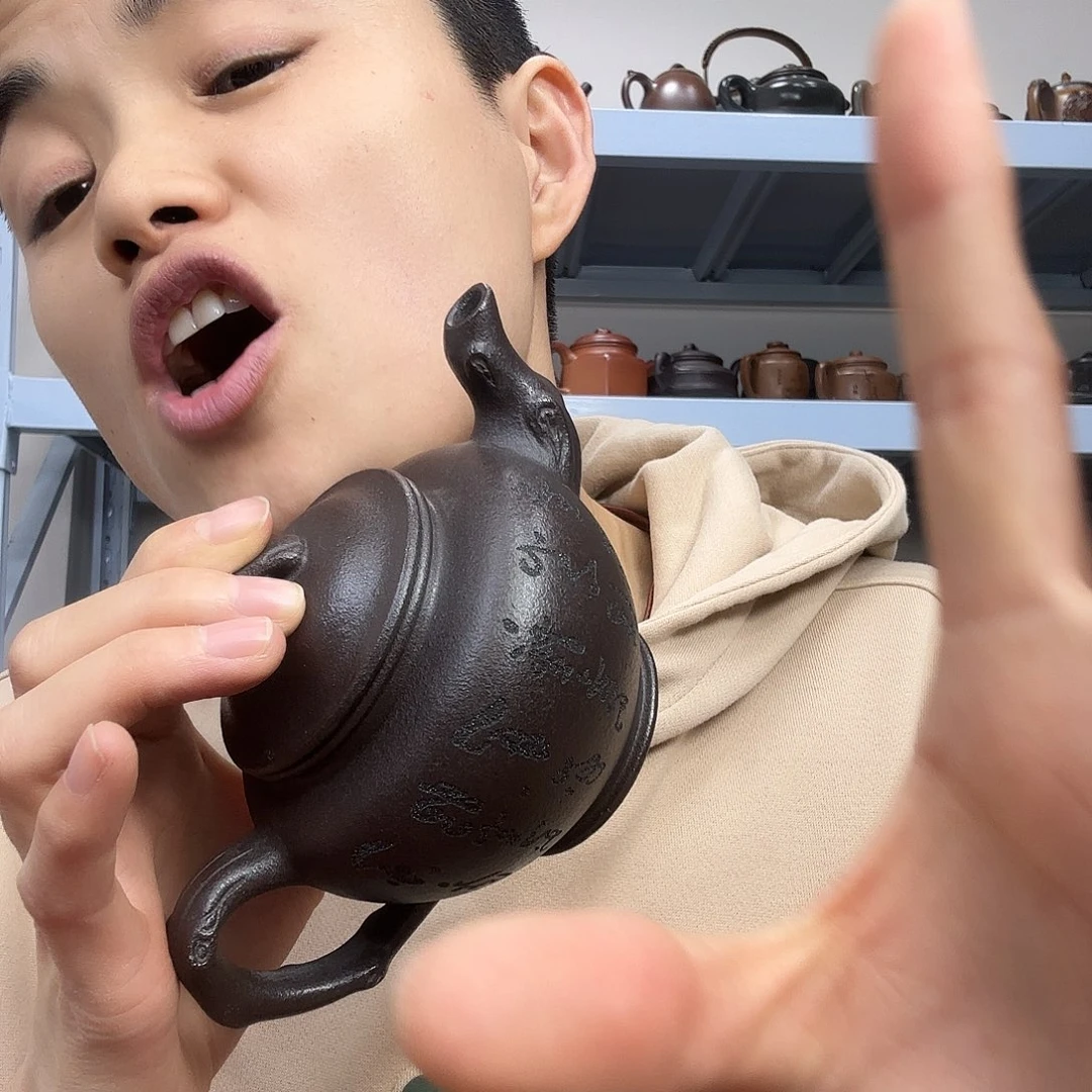 紫砂茶壶民间手艺人全手工制作