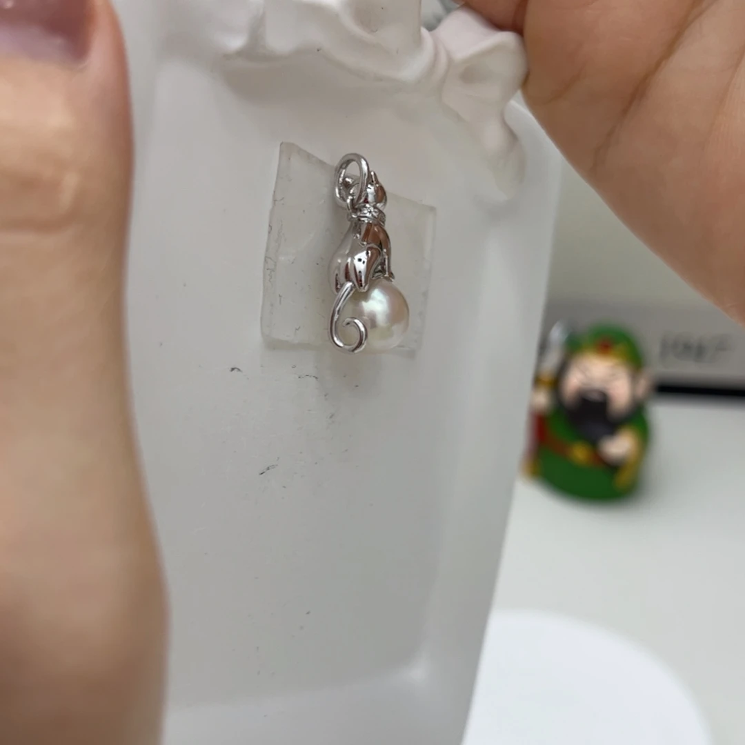 海水珍珠颈饰银S925镶嵌