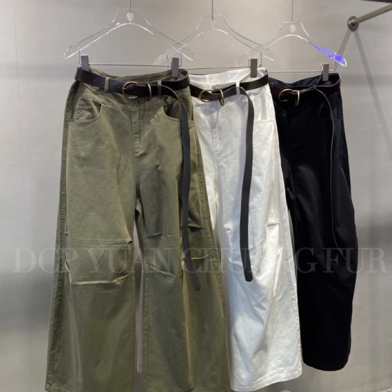 【DCP•Flagship store】7835 2025新款时尚长腰带工装裤