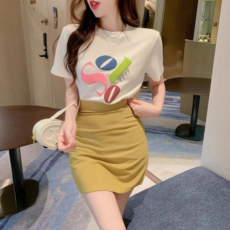 小个子夏季套装女2025年新款洋气网红短裙炸街减龄时尚两件套显瘦