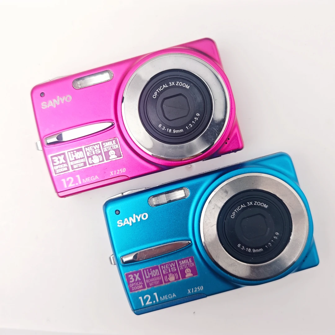 9新  三/洋 x1250 1210万像素3倍变焦 配件齐全ccd相机