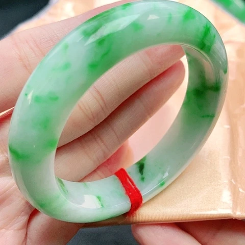 未镶嵌手镯翡翠53圈口882076