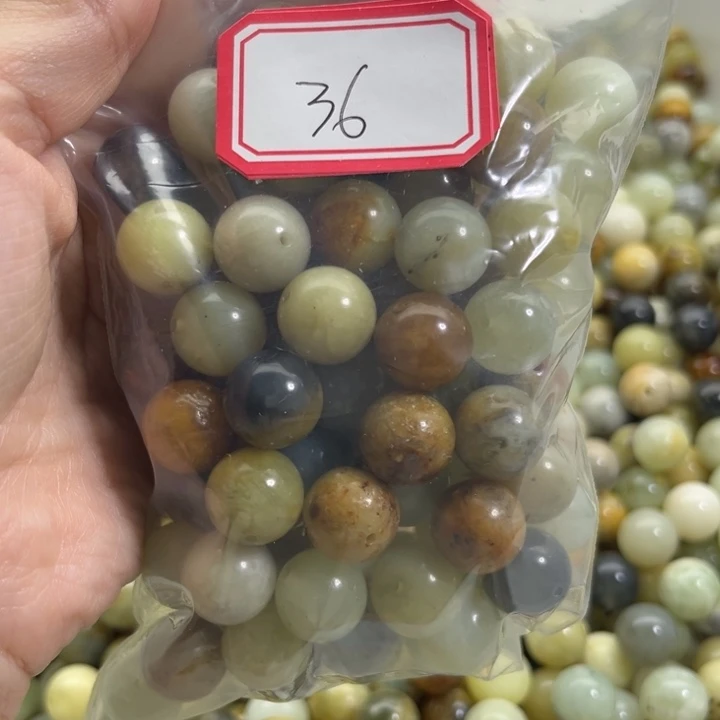*****蛇纹石玉未镶嵌手链