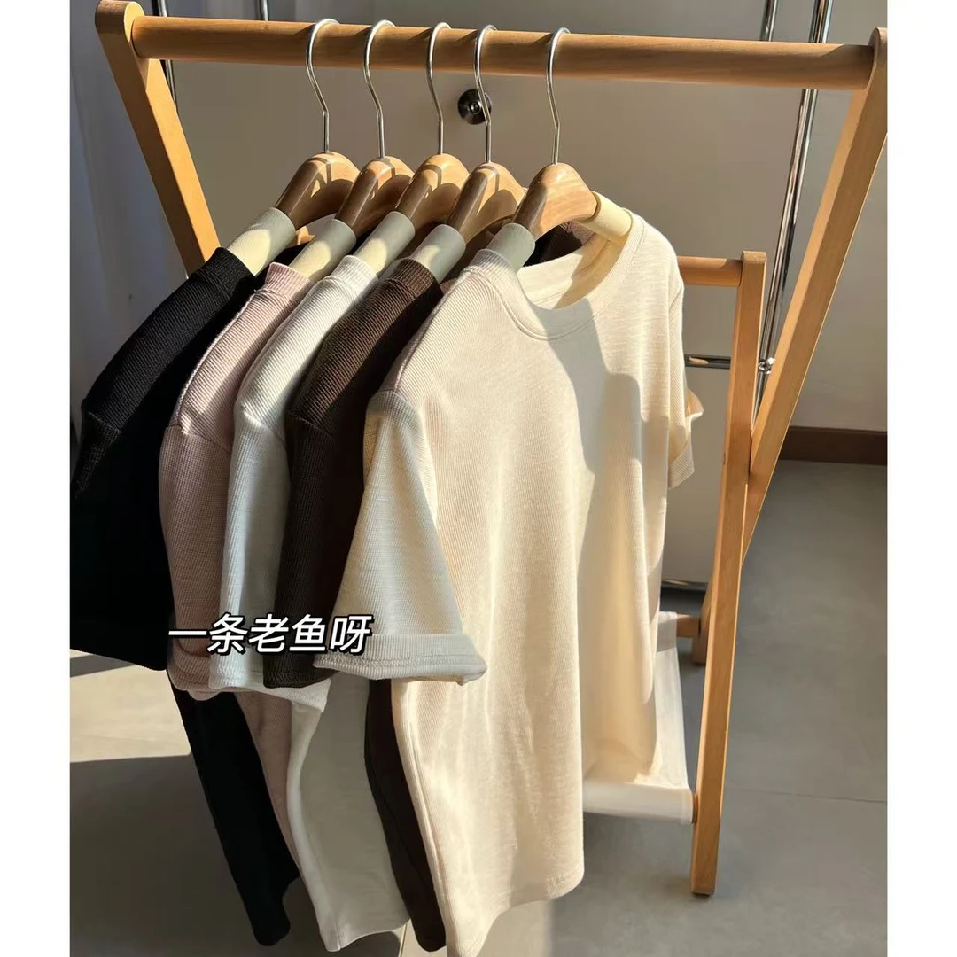 M 春夏新款短袖T恤女 韩版百搭