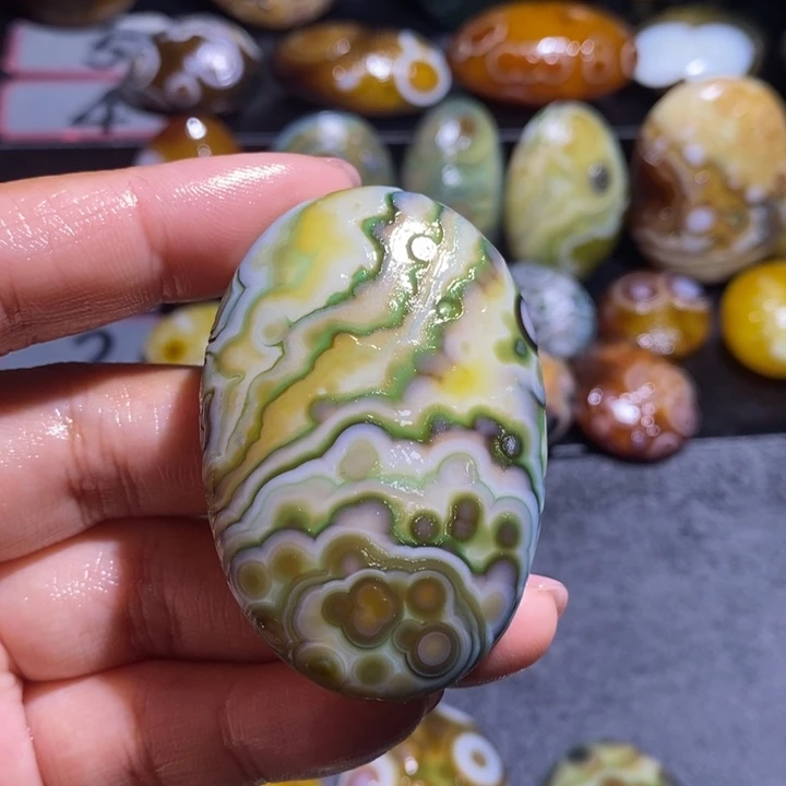 玛瑙/玉髓未镶嵌吊坠(不含链)164