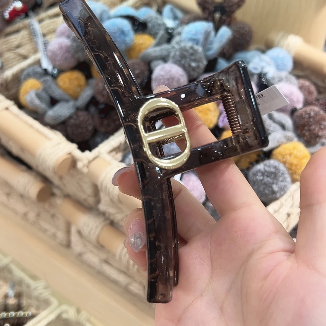 羽毛不锈钢茶色猪鼻抓夹