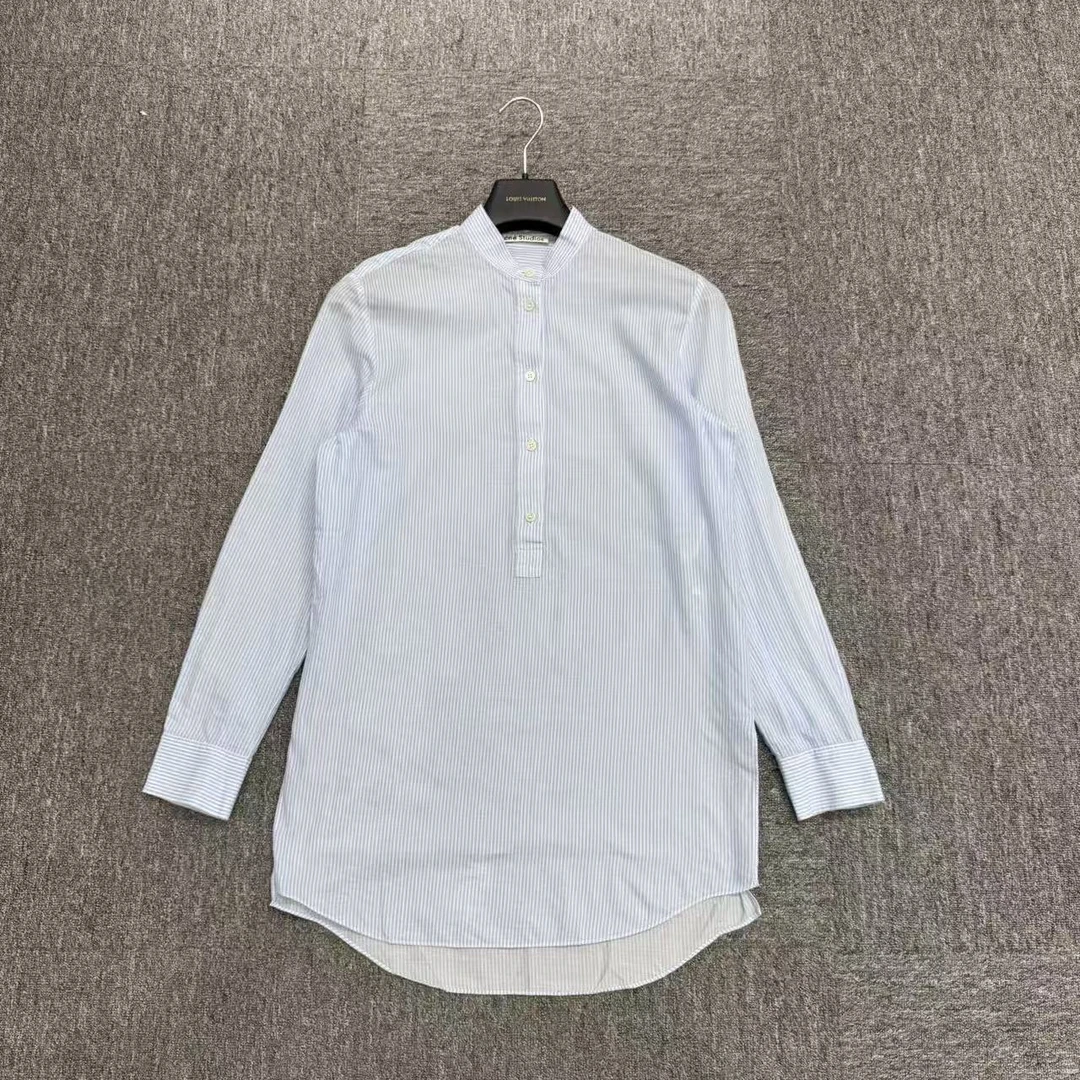 99新 maje Acne Studios 蓝白条纹衬衫/34码/16193