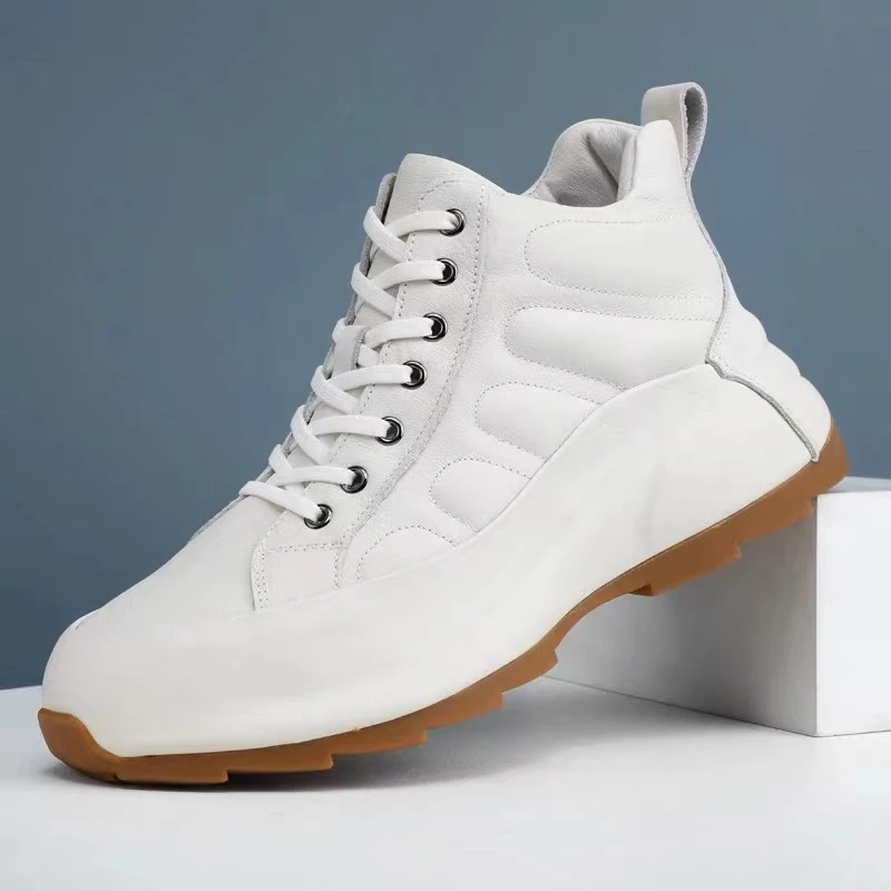 新款真皮男鞋休闲运动男鞋头层牛皮透气男鞋真皮2025纯真牛皮男鞋