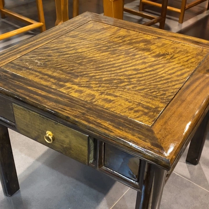 靠***岸楠木小桌子五件套