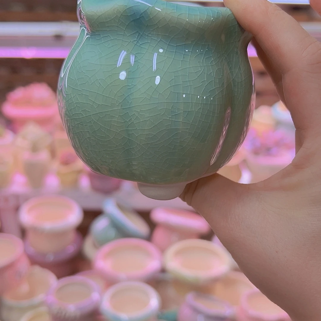 陶瓷花盆当场满12包邮