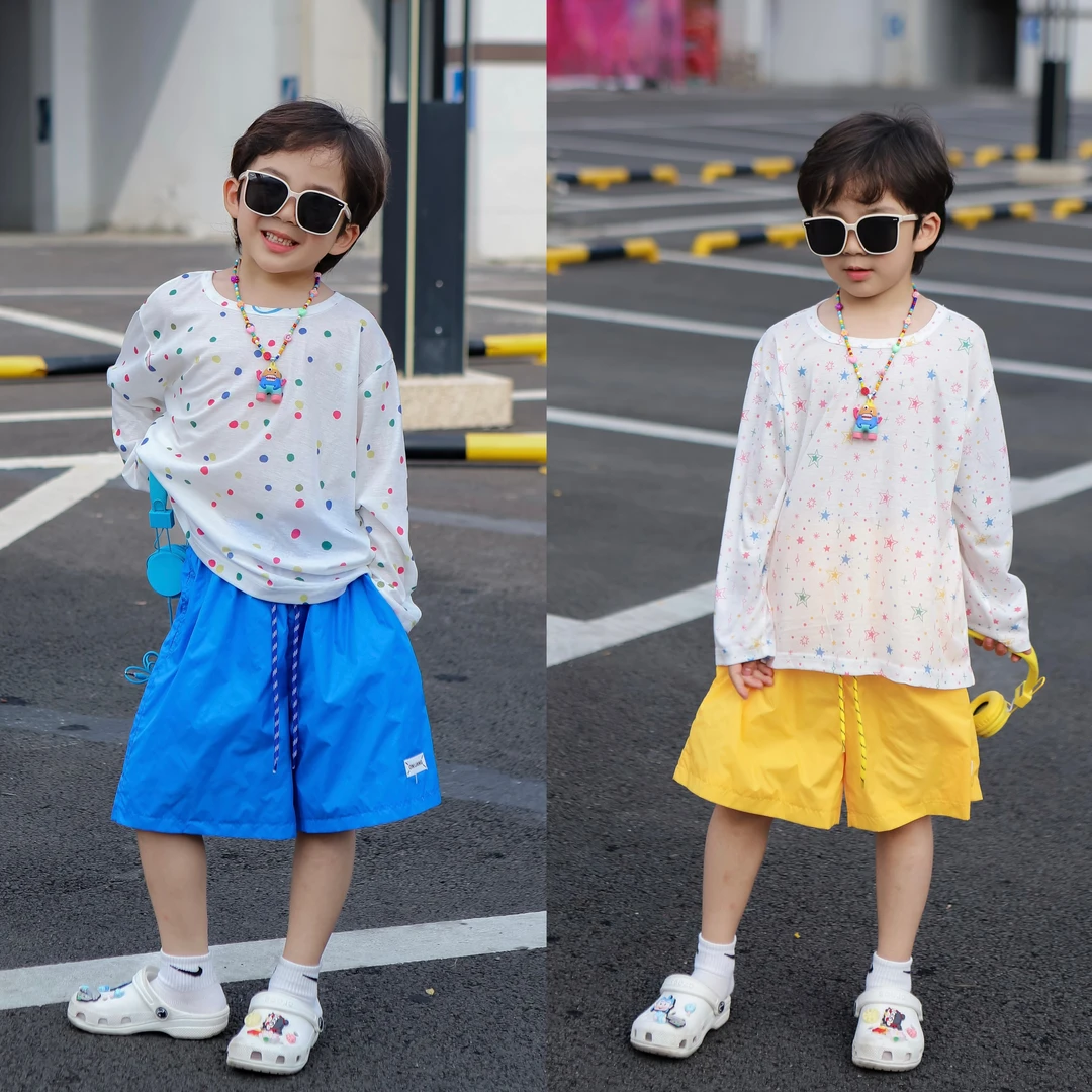 【现货】伟伟同款【依然缤纷】2025夏季新款星星波点防晒衫WW0751