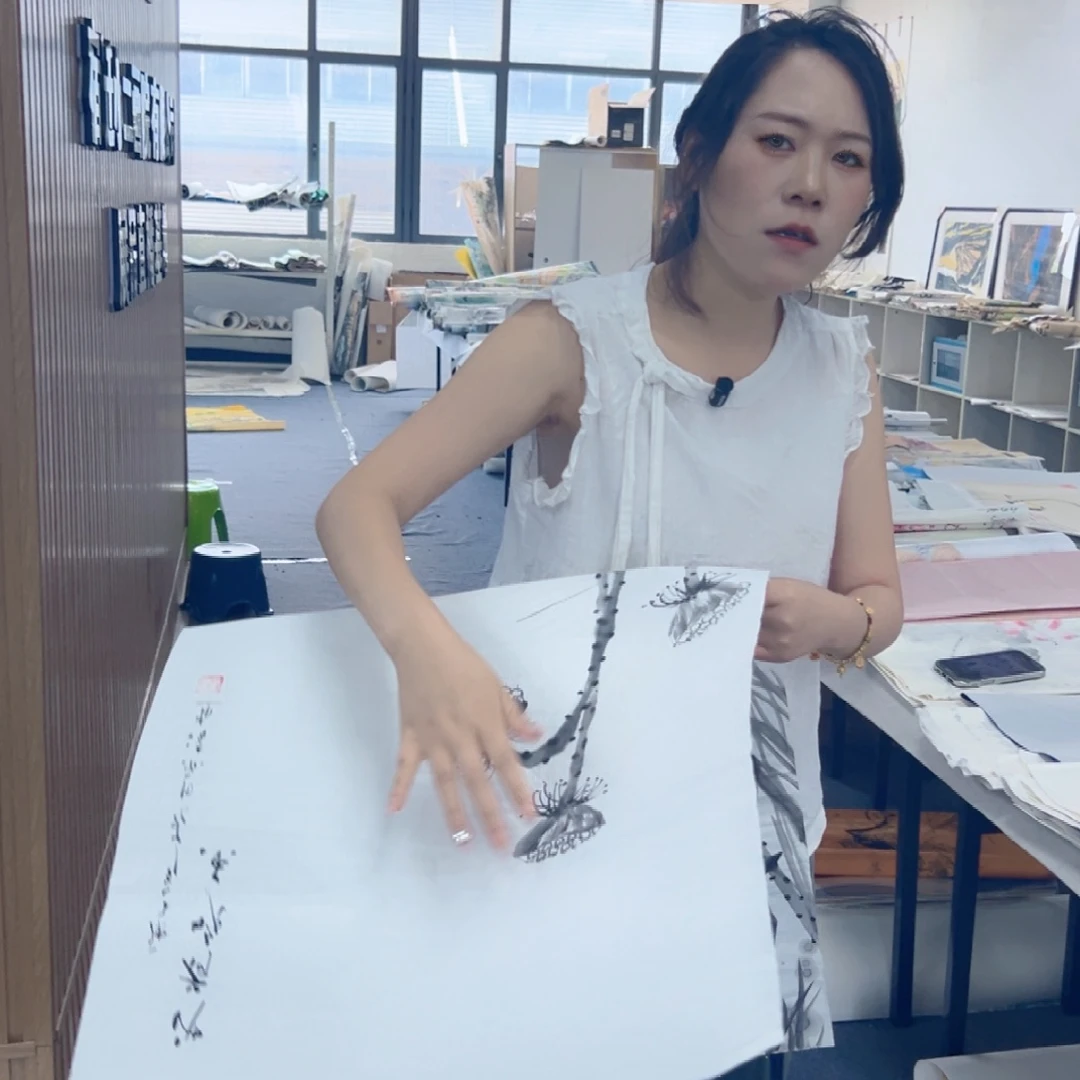 国画国画作品纯手工绘制