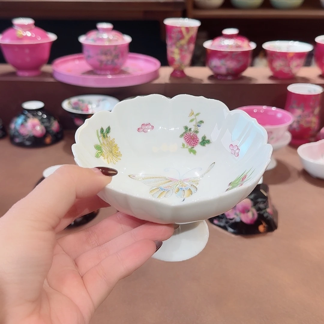 珐琅彩主人杯茶具套装