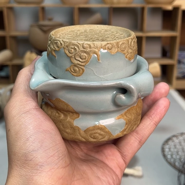 壶老段烧陶瓷茶器