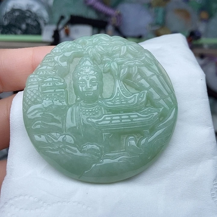 翡翠未镶嵌颈饰翡翠