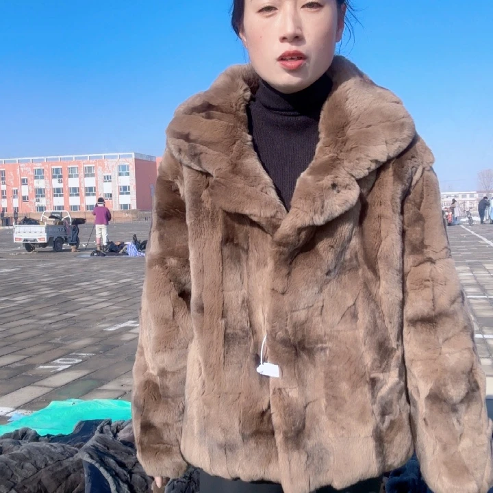 菩*叶复古咖西服领短款xxl
