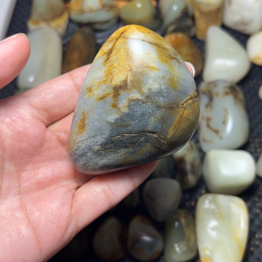 和田玉未镶嵌挂件A60