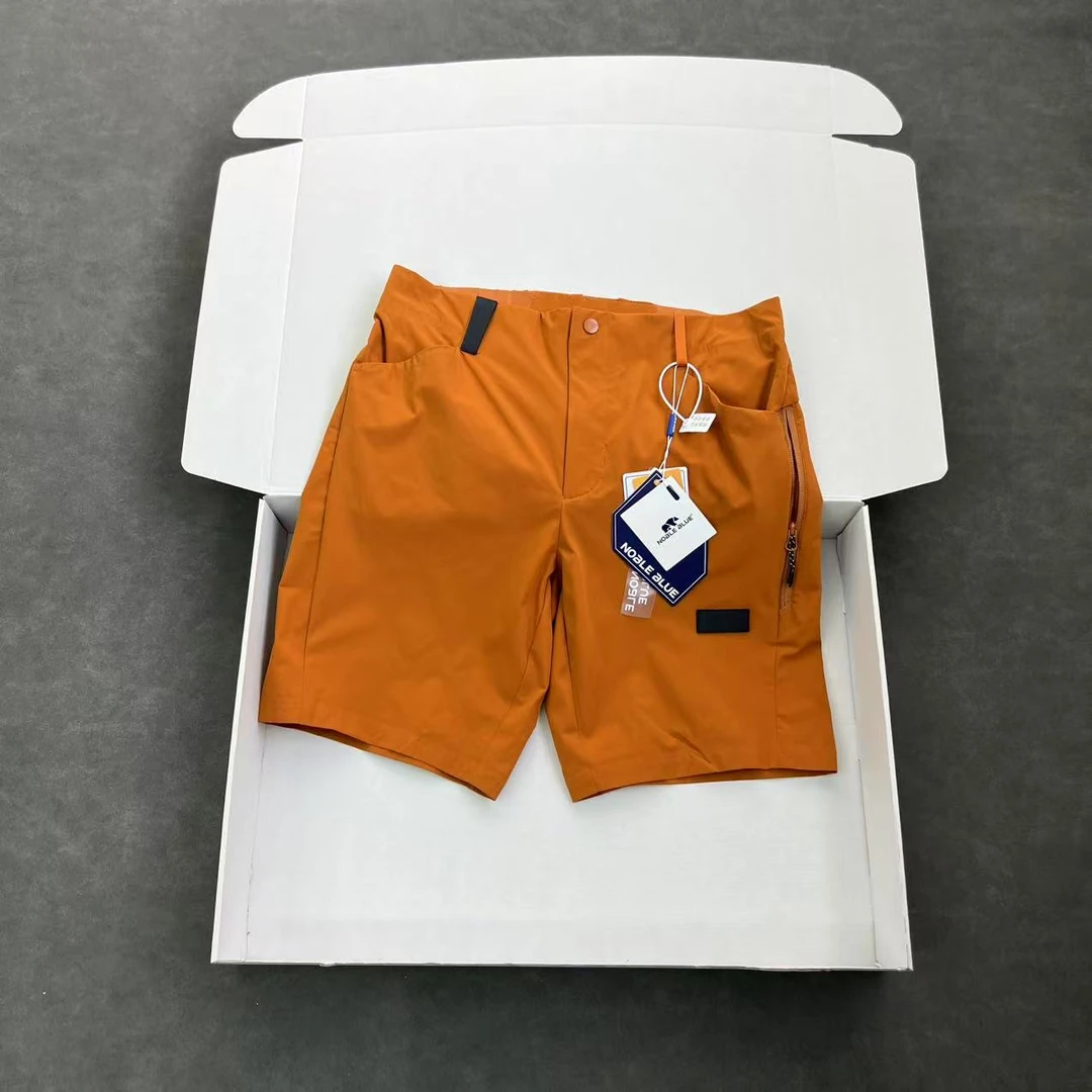 熊家正品 版型超赞 男士户外运动休闲压胶短裤 立体裁剪