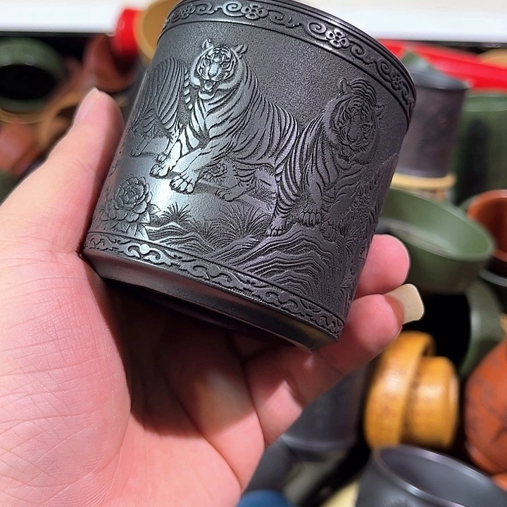 茶杯紫砂全手工紫砂主人杯