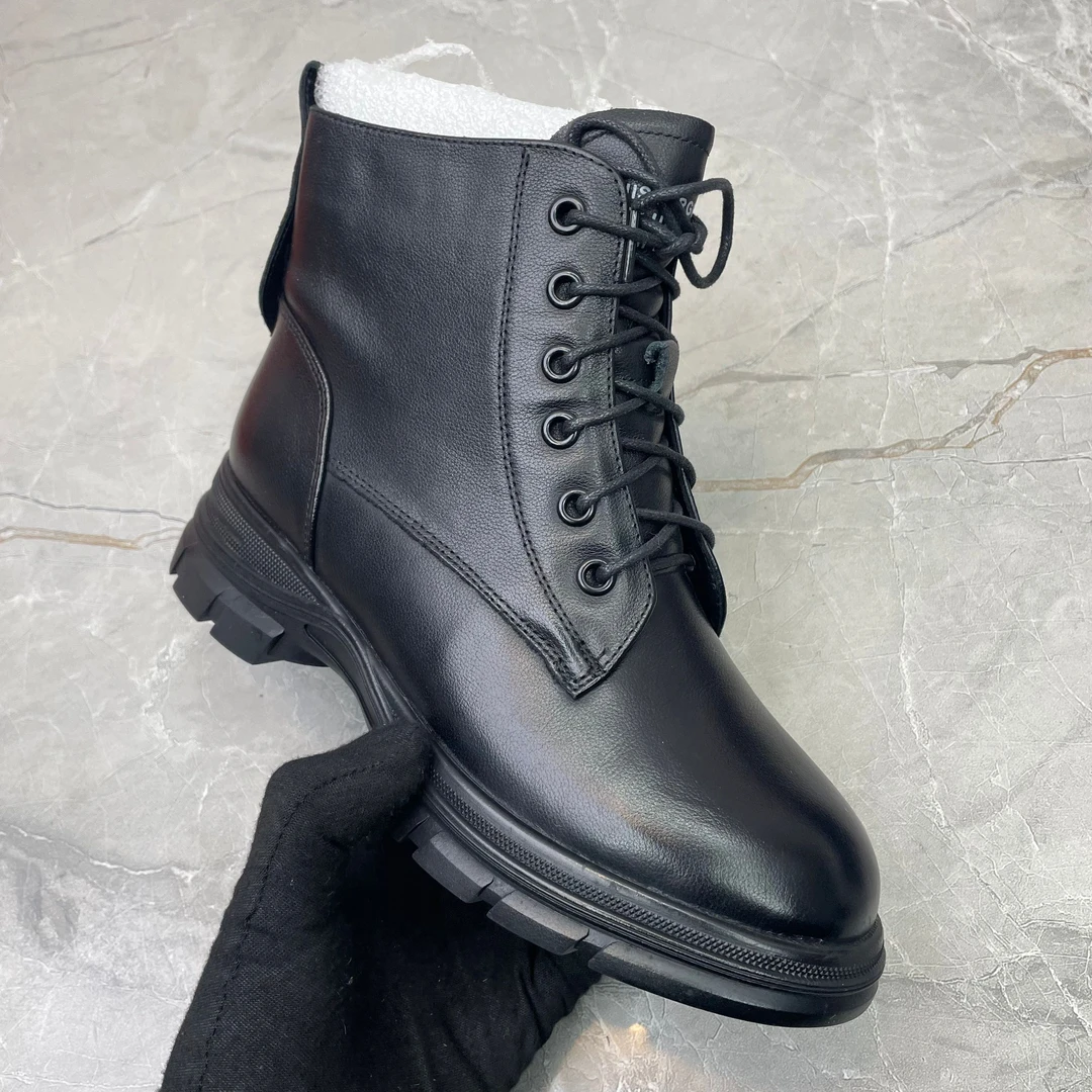 粗跟女靴(牛皮)91778