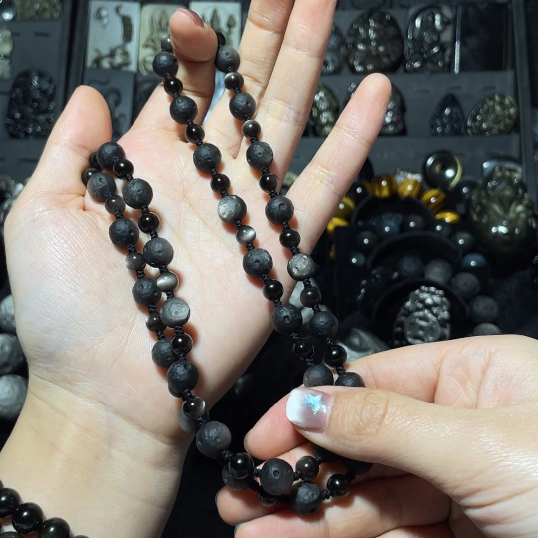 6***️黑曜岩未镶嵌珠宝奇石