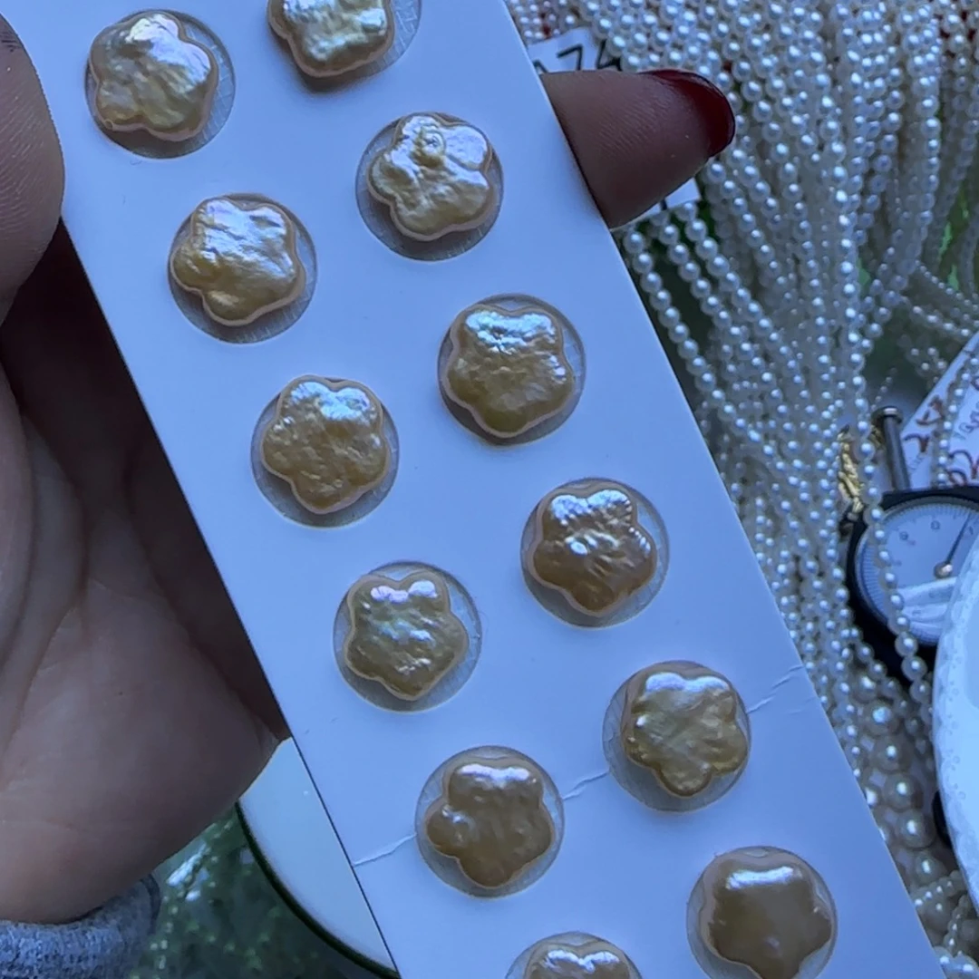 淡水珍珠樱花半成品未镶嵌