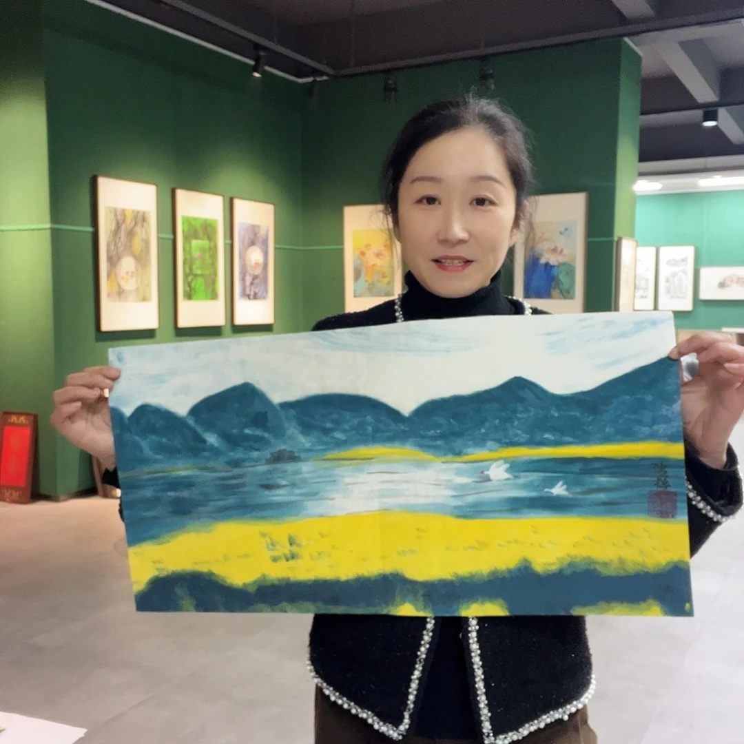 国画陈老师作品画芯