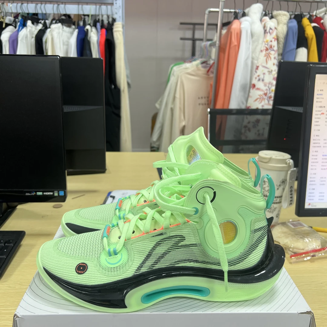 《B品以直播展示为准》鞋底微脏(X767)李宁男子运动跑鞋ABAT019-2