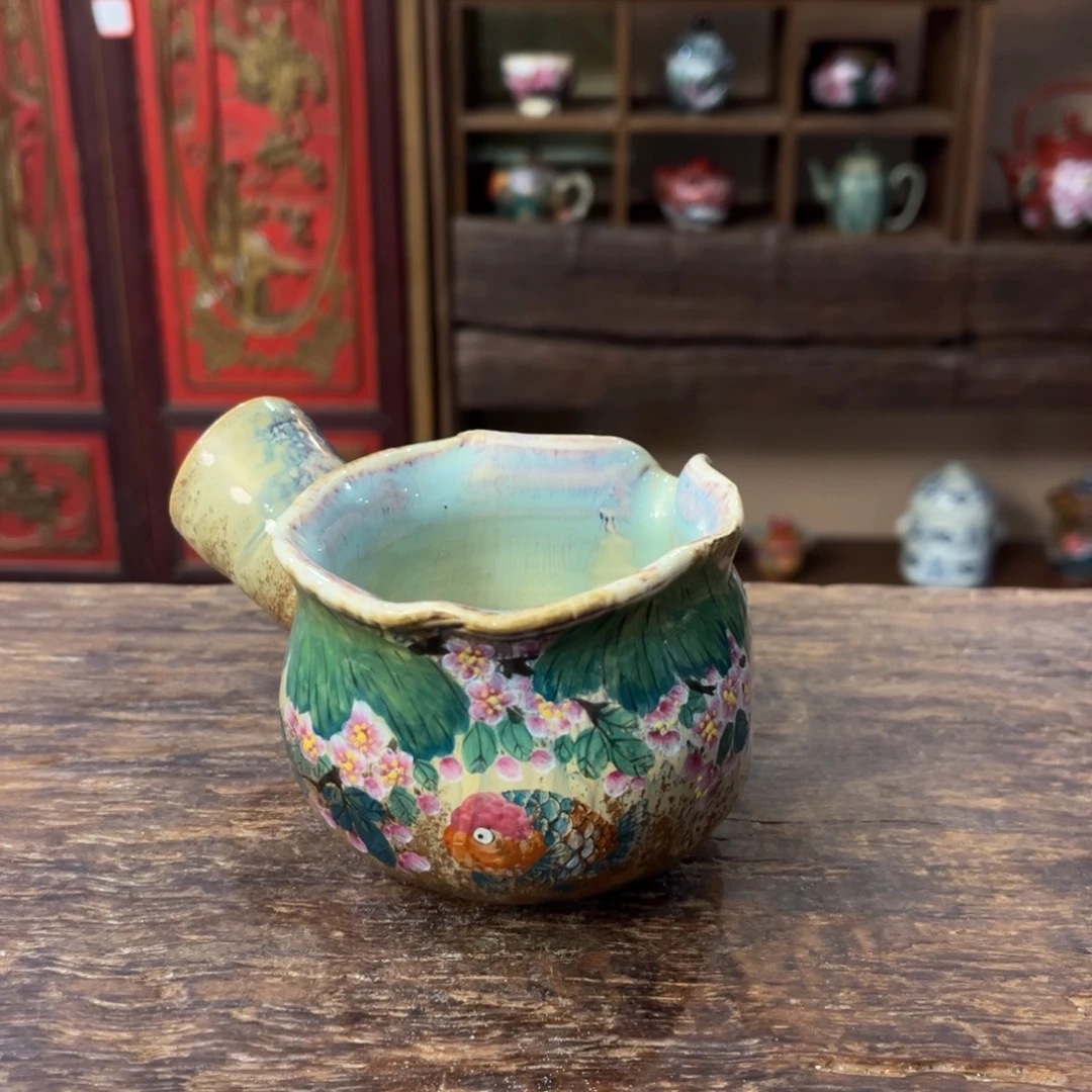 柴烧手工手绘陶瓷