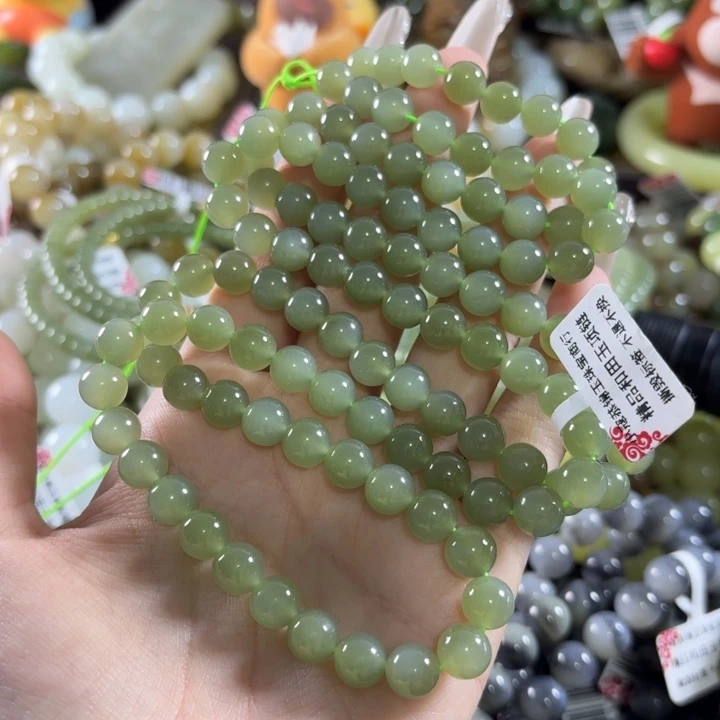 和田玉未镶嵌手链