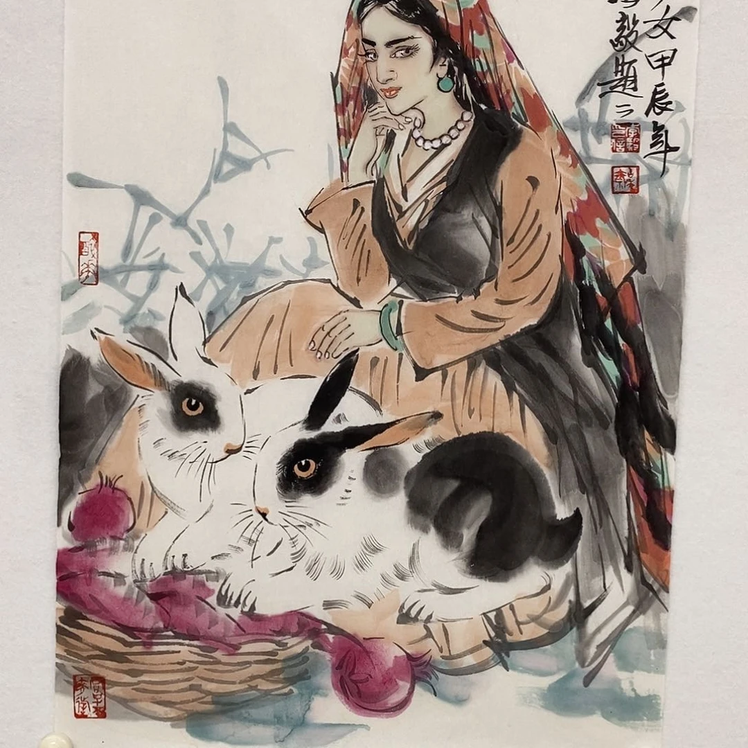 国画李毅花鸟作品