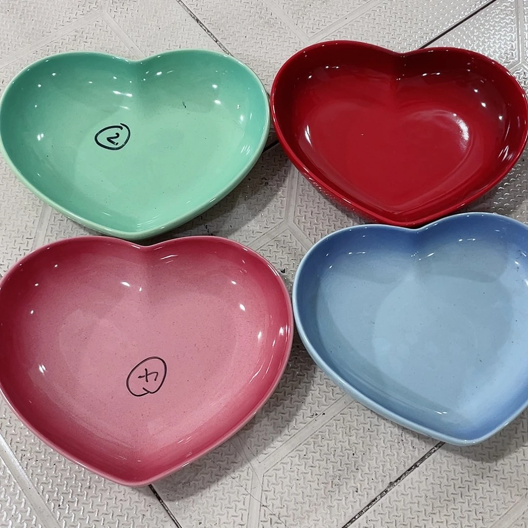 瓷片微瑕陶瓷餐具2个装精品