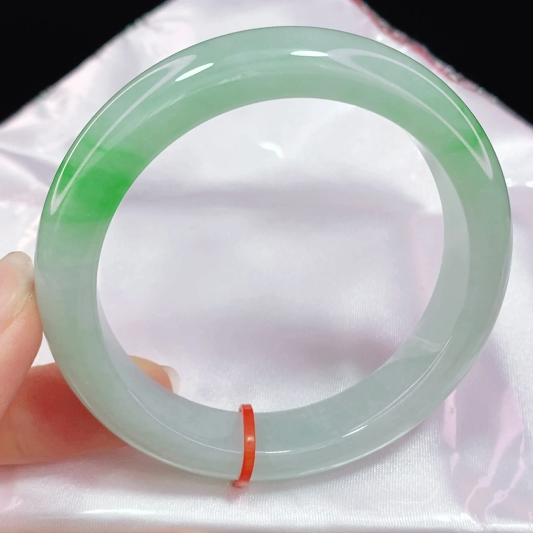 未镶嵌手镯翡翠56.3正圈