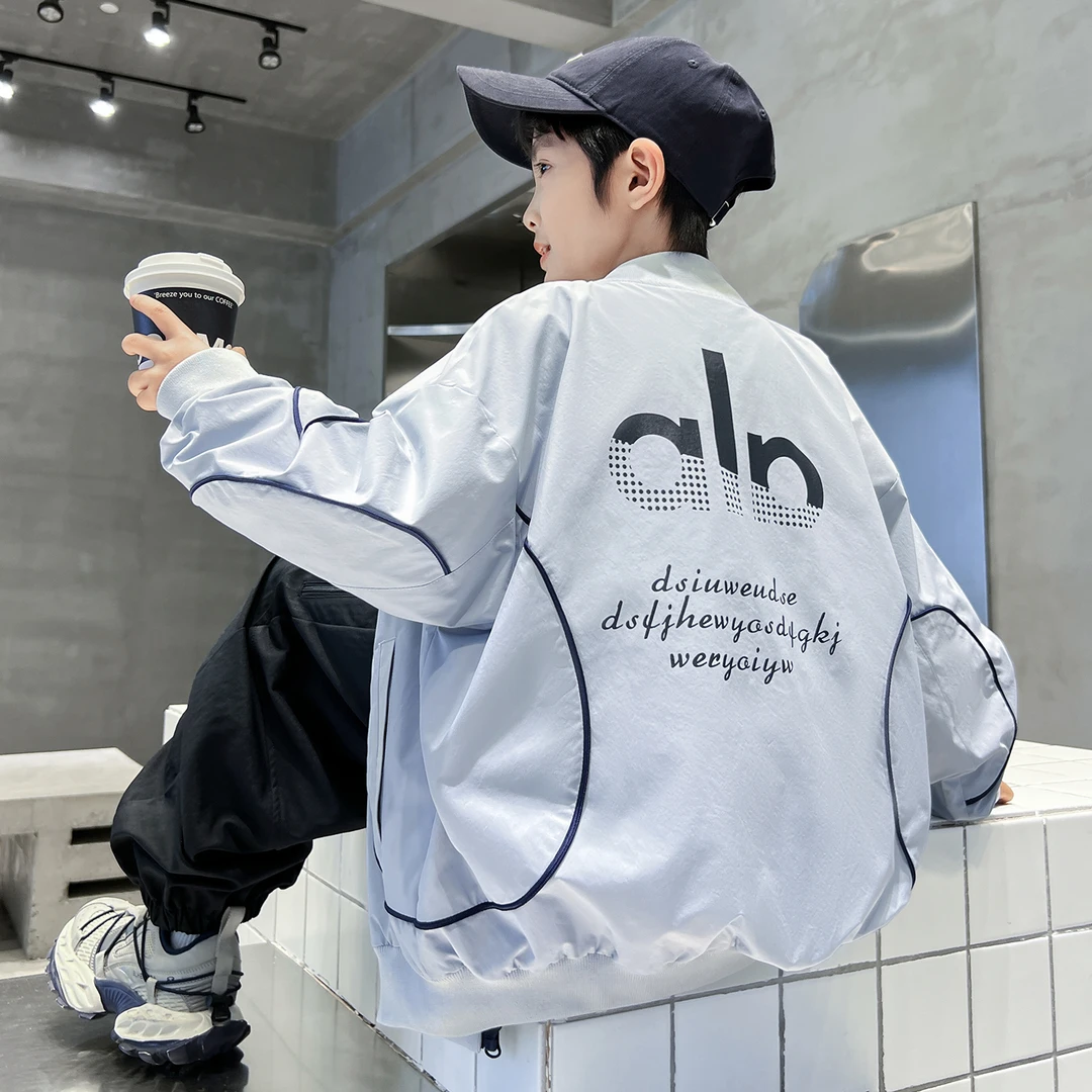 男童秋款外套2025新款秋装时髦中大儿童痞帅潮【QSX】A5200
