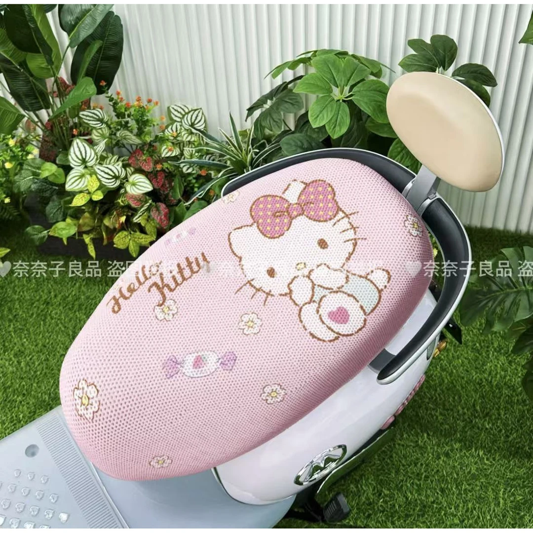 电动摩托车坐垫套电瓶车坐套防嗮隔热坐垫透气四季通用坐垫套gt