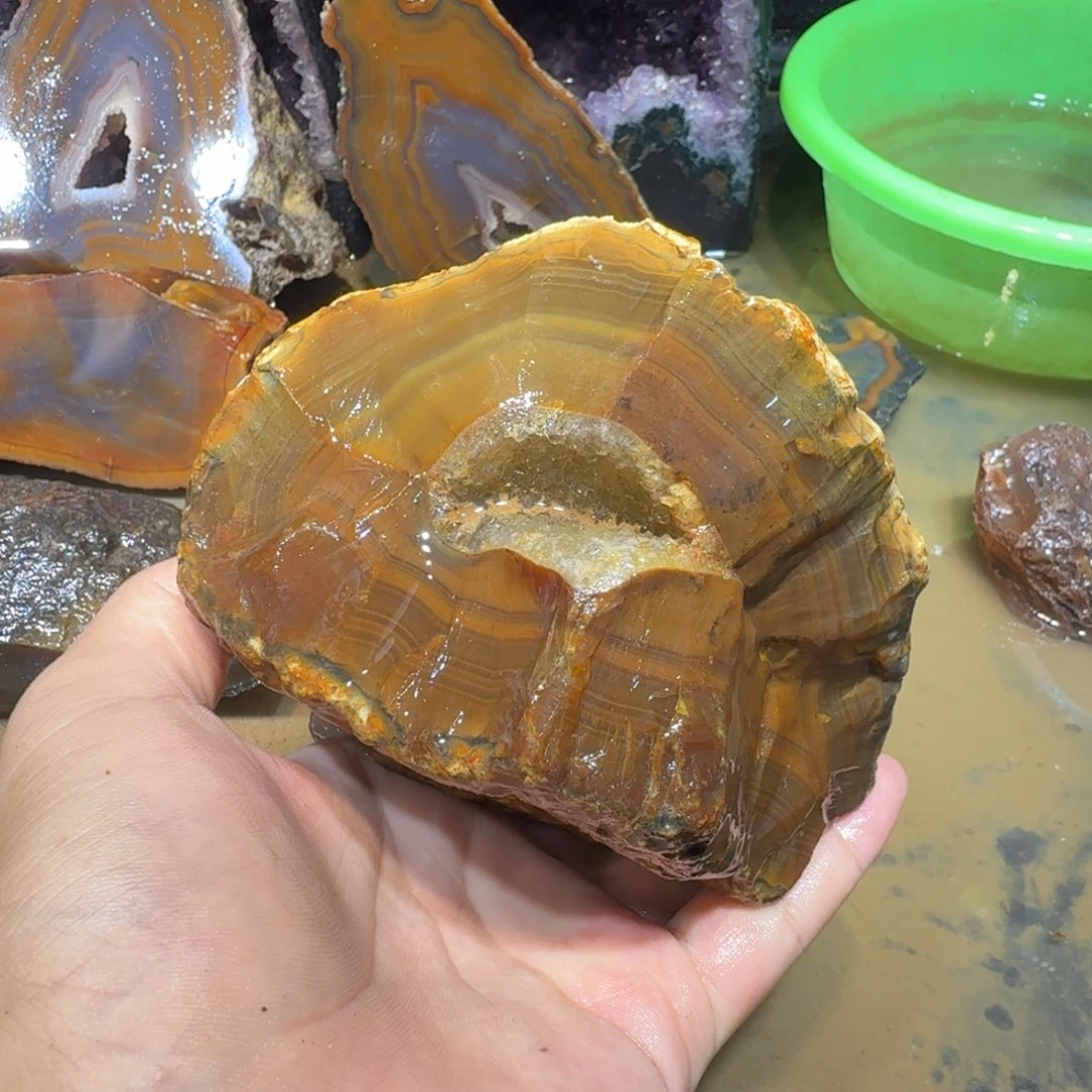 未镶嵌玛瑙/玉髓珠宝半成品