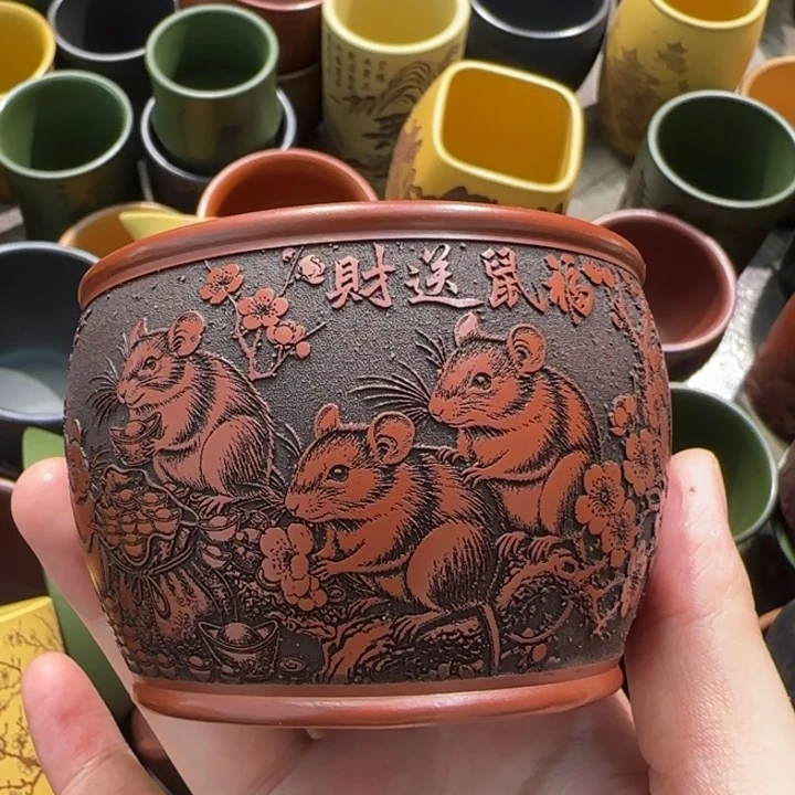茶杯紫砂全手工紫砂