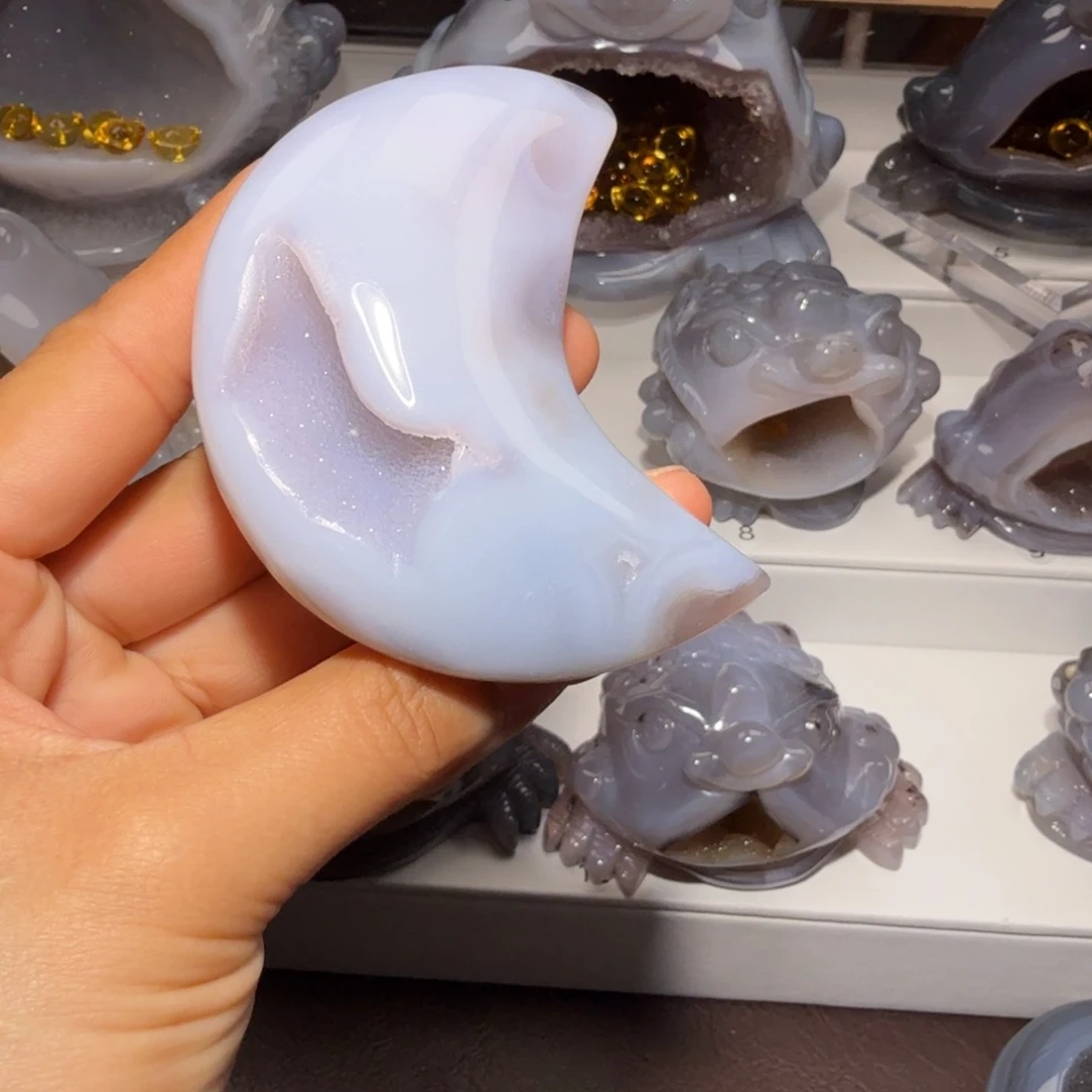 玛瑙/玉髓未镶嵌摆件