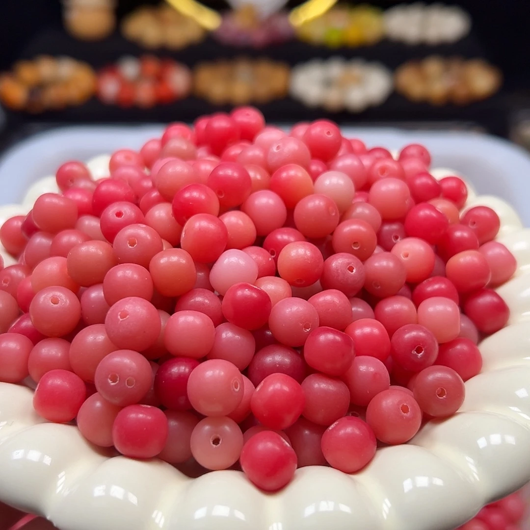 菩提根/象牙果手串微瑕卡10樱桃酪桶200颗