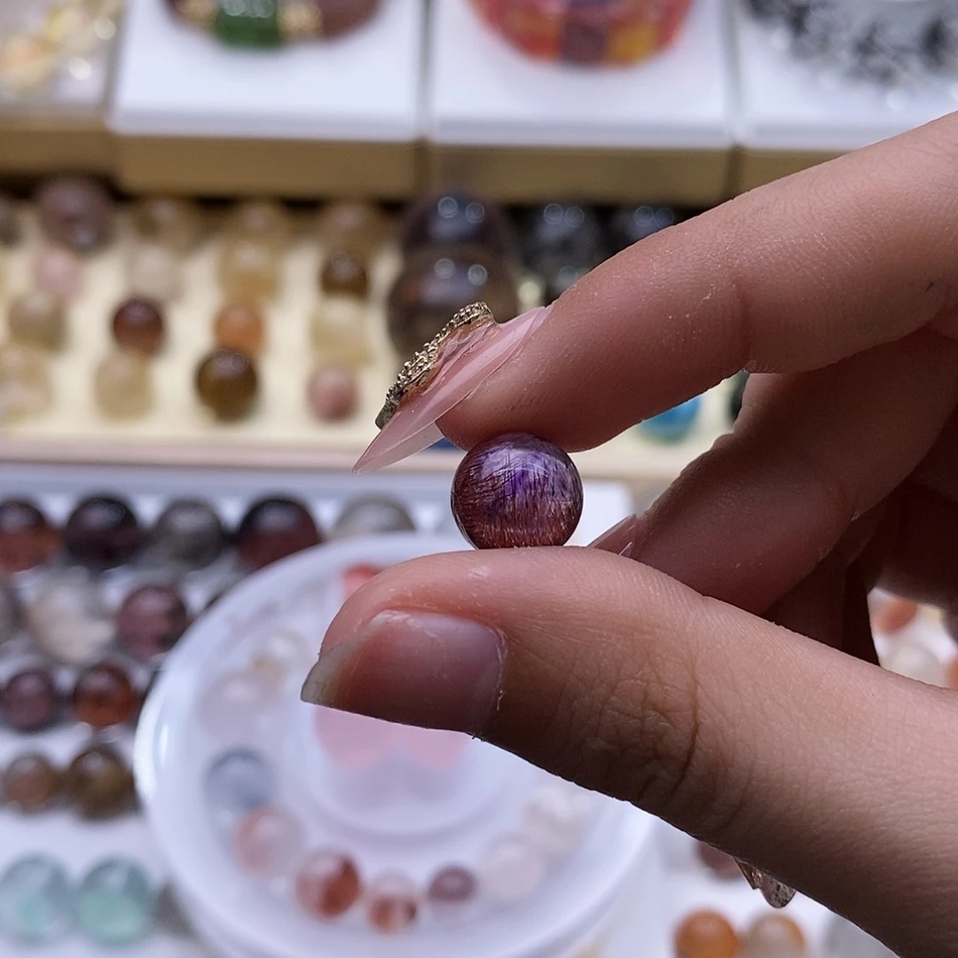 水晶颈饰未镶嵌布*尼打孔no退换